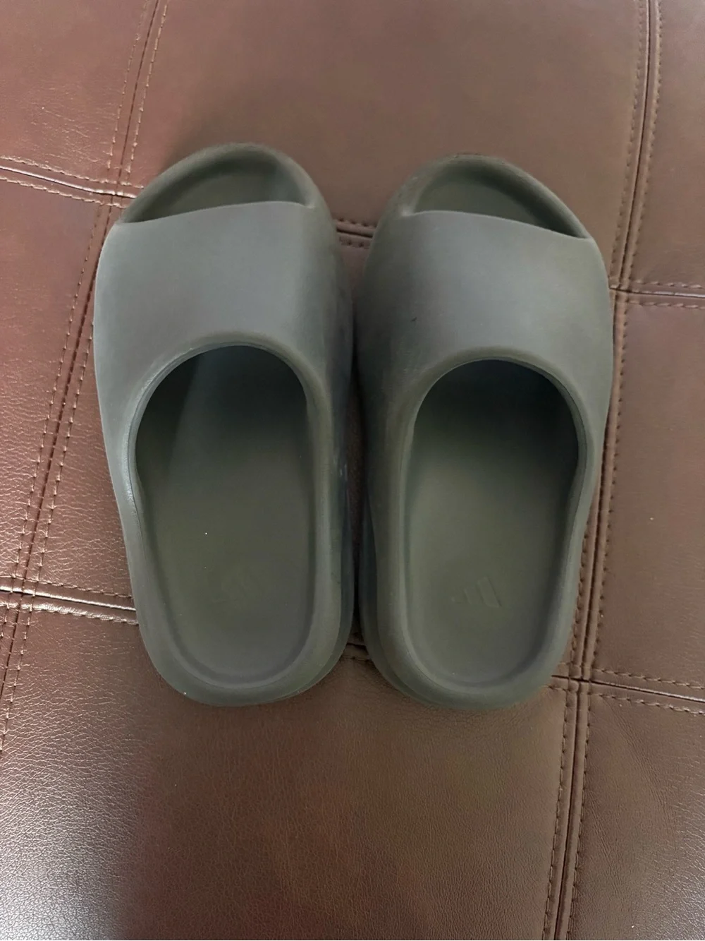 adidas Kids Black Slip-On Foam Slides